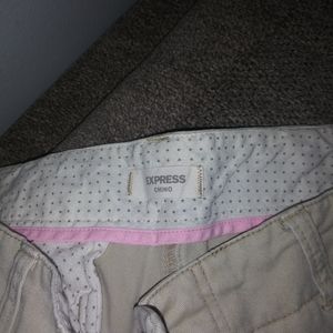 Khaki pants low rise express